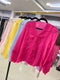 Cotton Lace Button Down Tops